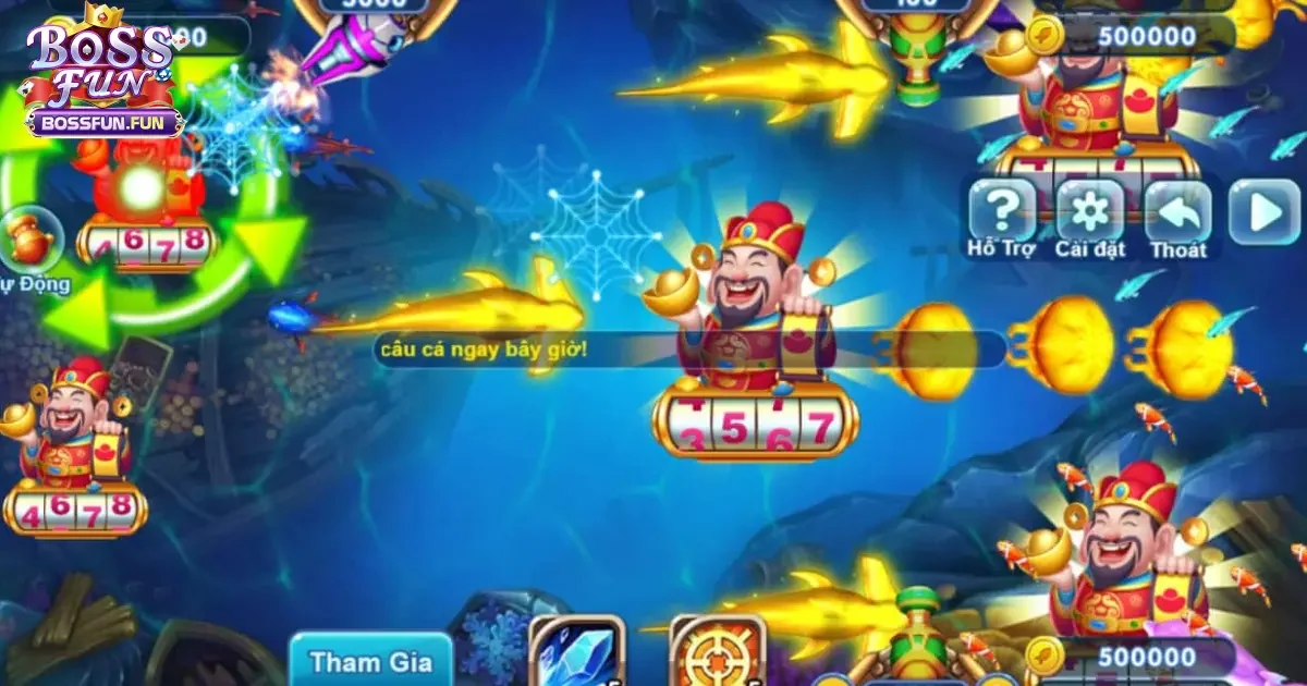 Hướng Dẫn Chơi Bắn C&aacute; Bossfun Chi Tiết Cho Người Mới