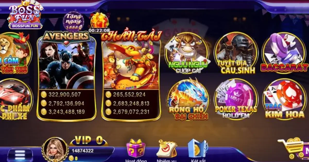 Tại Sao Game B&agrave;i Bossfun L&agrave; Lựa Chọn H&agrave;ng Đầu Của Người Chơi?