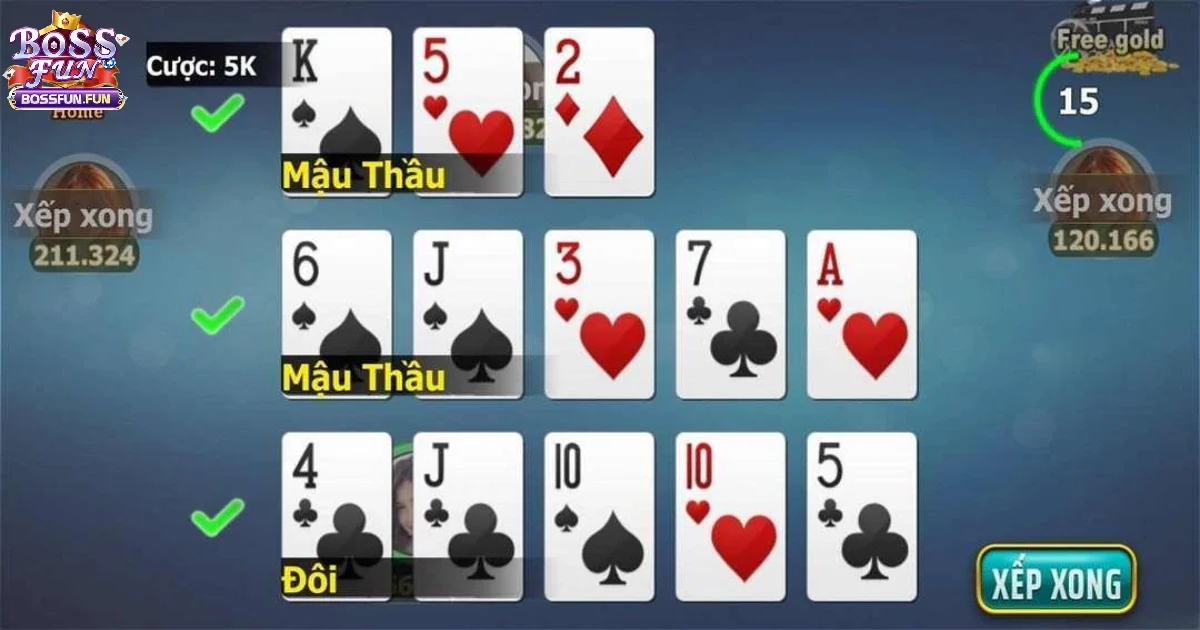 Mẹo chơi Mậu binh tại Bossfun để lu&ocirc;n thắng