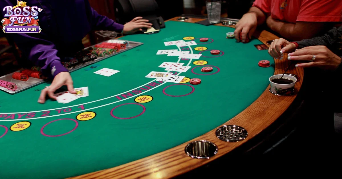 Game Blackjack Bossfun: C&aacute;ch chơi cơ bản v&agrave; chiến thuật