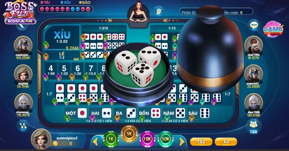 Game Sicbo Bossfun: C&aacute;ch chơi v&agrave; luật lệ cơ bản