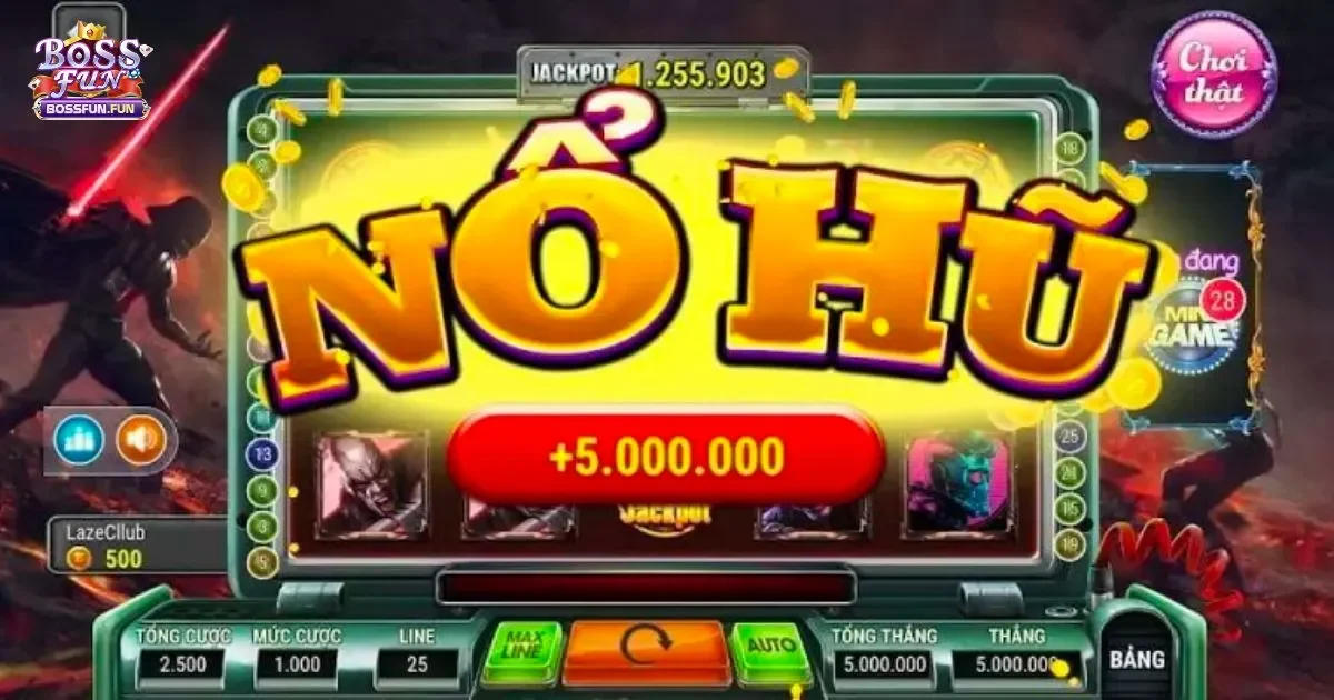 C&aacute;c loại cược phổ biến trong Slot game tại Bossfun