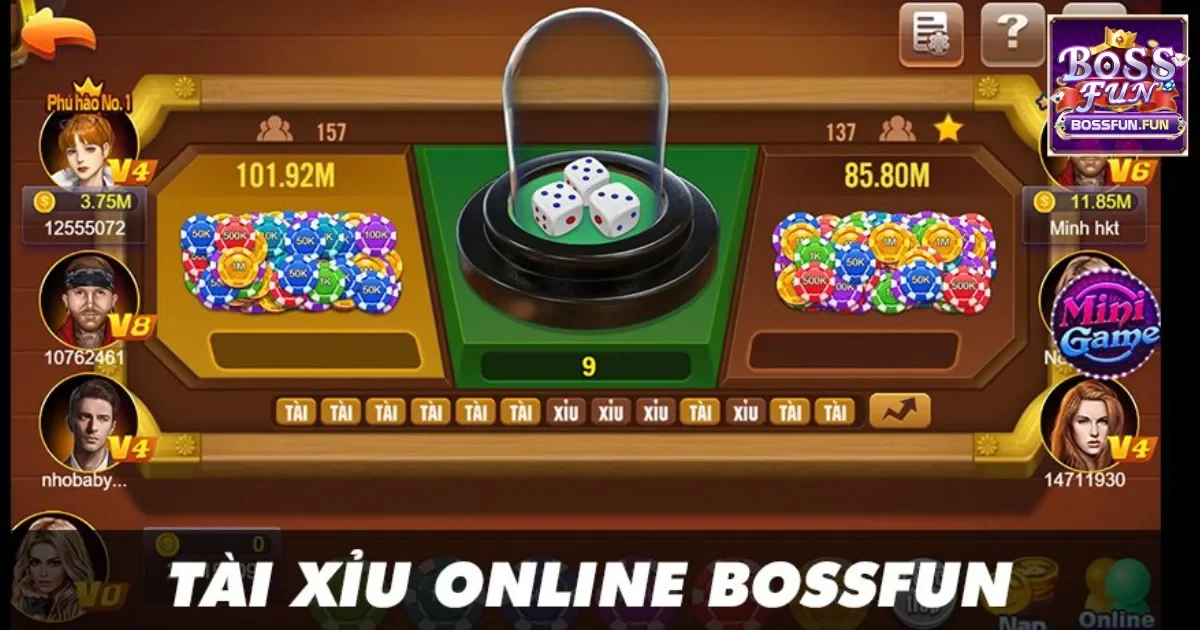 Hướng Dẫn Chơi T&agrave;i Xỉu Bossfun D&agrave;nh Cho Người Mới Bắt Đầu